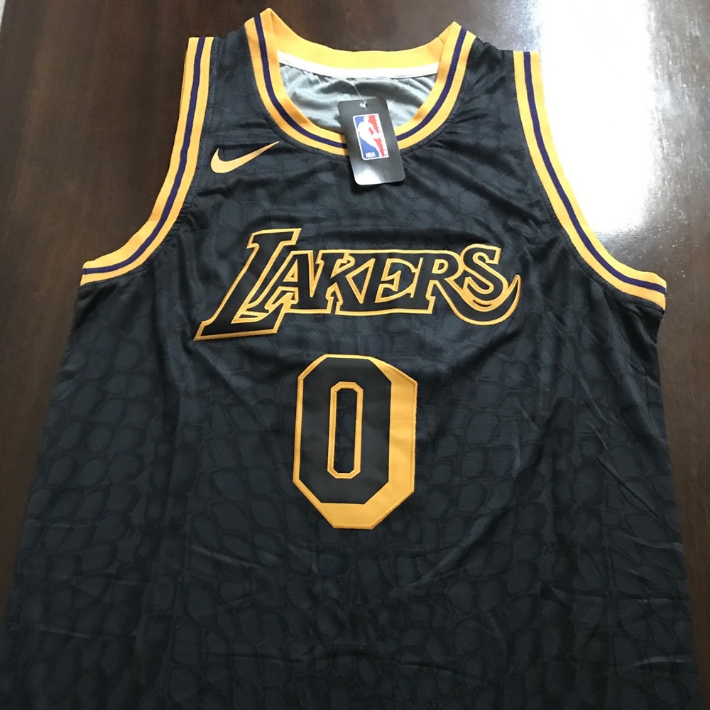 New Kyle Kuzma Black Mamba Nike Jersey LA Lakers